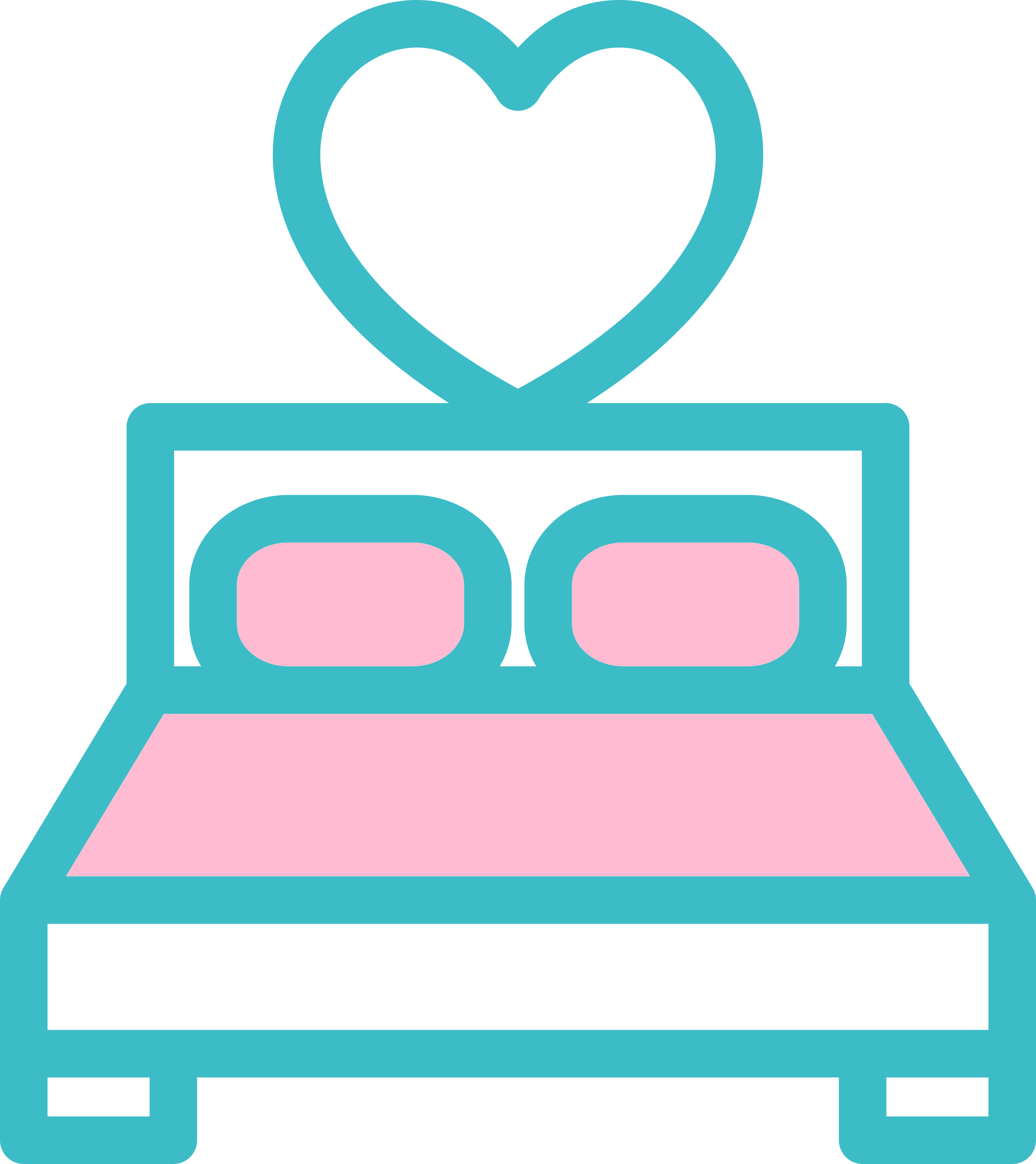 Double Bed Laser Cut Svg File Free Vectors
